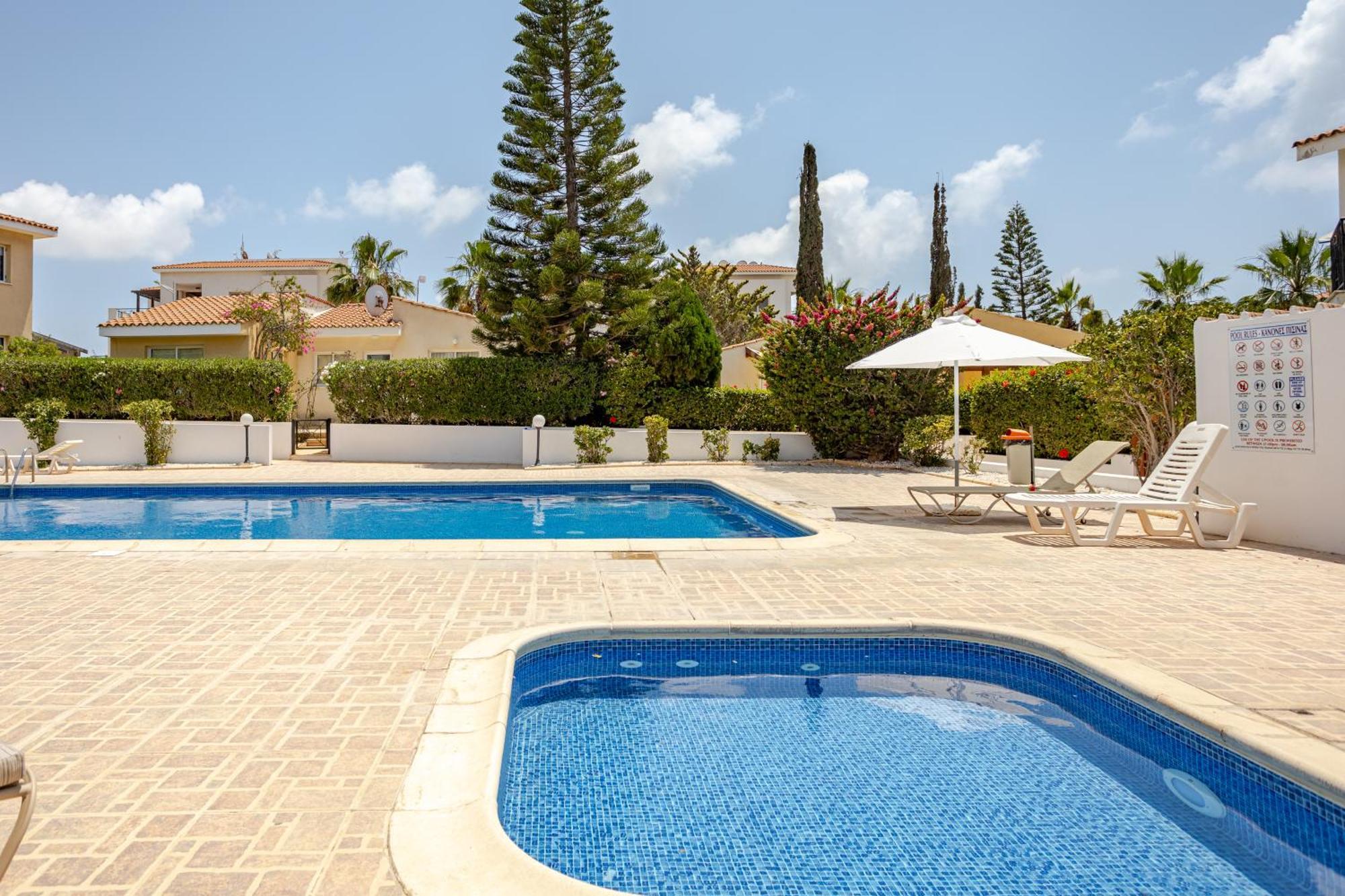 Danaos Seaside 103 With Pool In Tourist Area Pafos